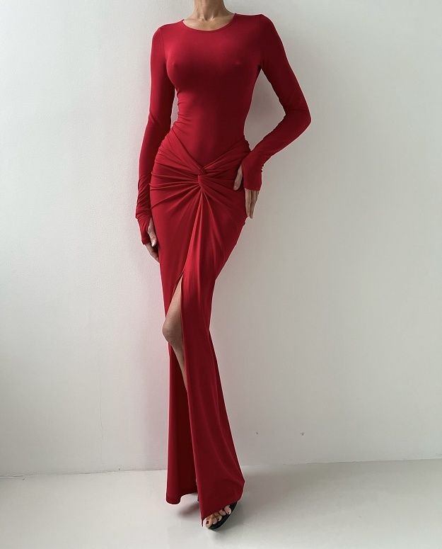 tie-front maxi, image 3