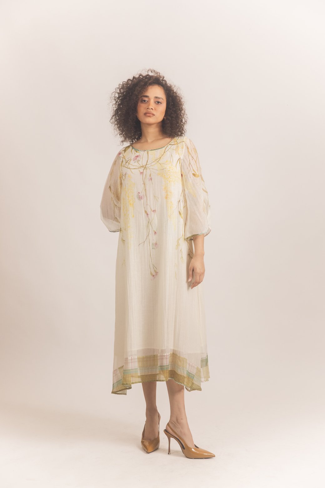vine hill top dress white, image 3