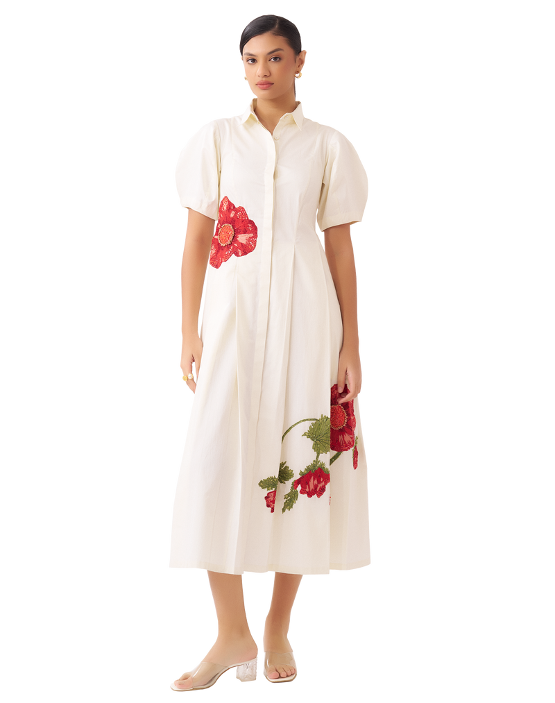 Crimson Poppy Dress