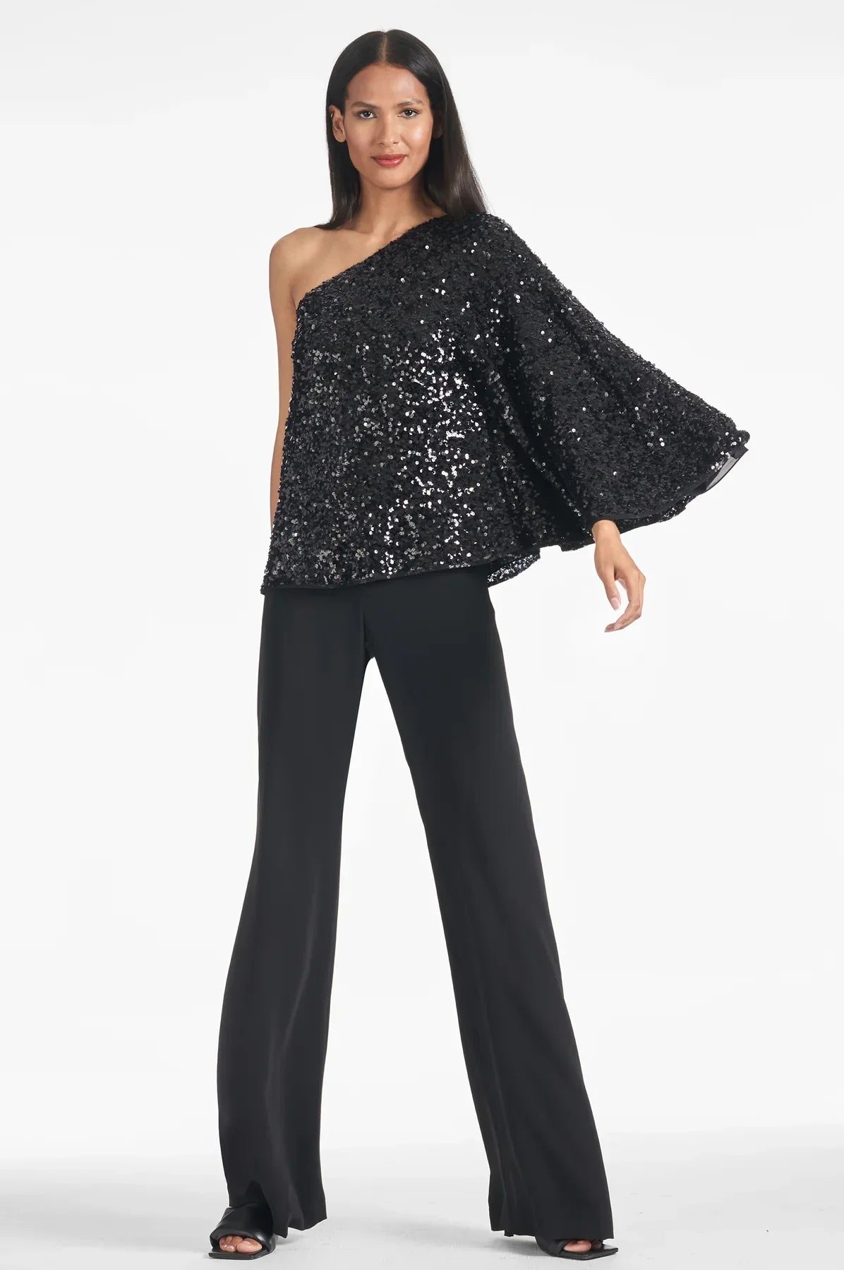 one shoulder sequined set, image 4
