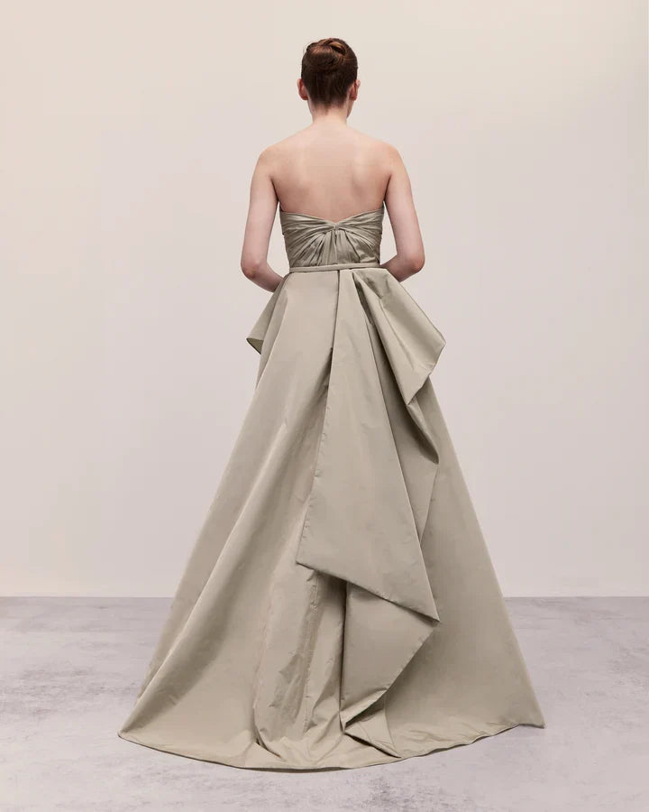 draped corset dress, image 2