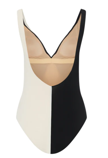 monochrome frill monokini, image 3