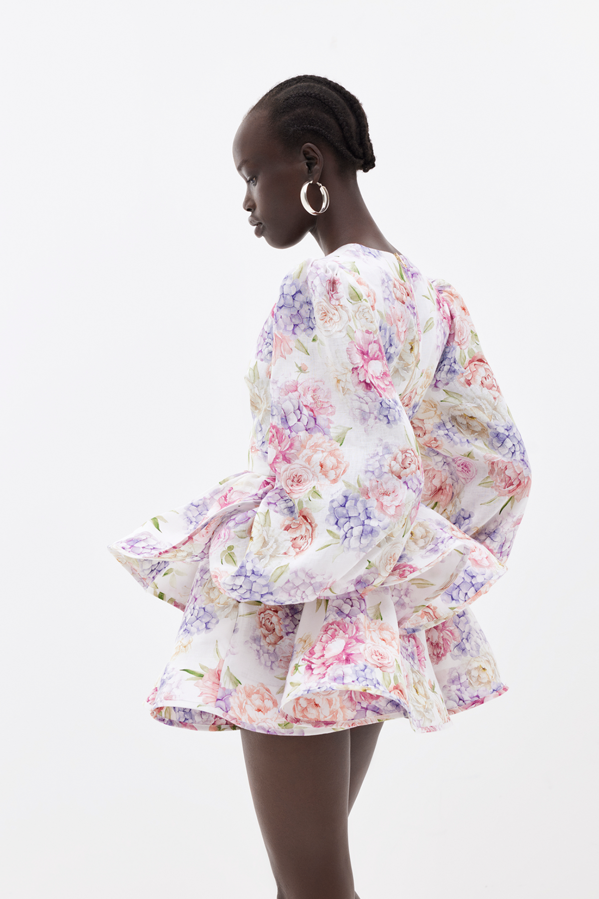 rosie whisper v-neck dress, image 3