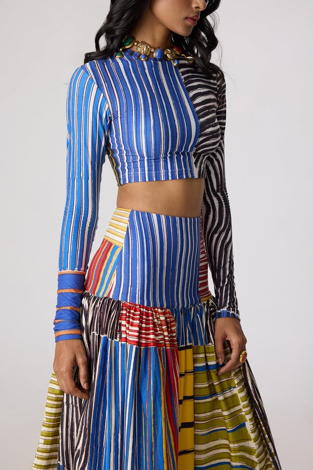Zavi Blouse Jasper Skirt