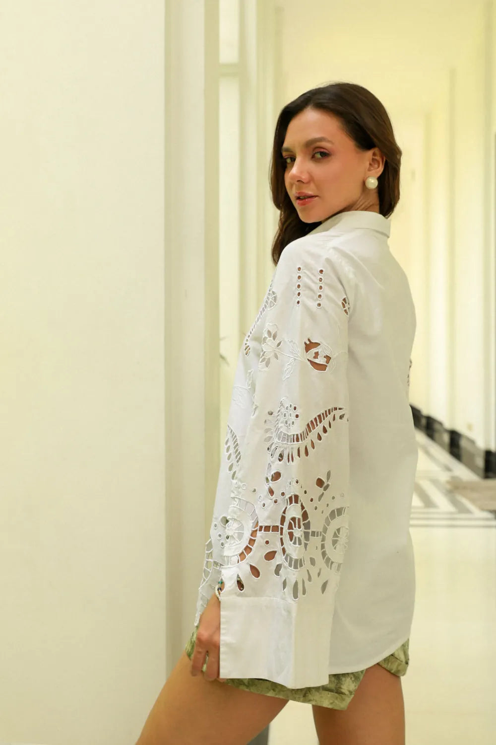tinsley shirt in white, image 3