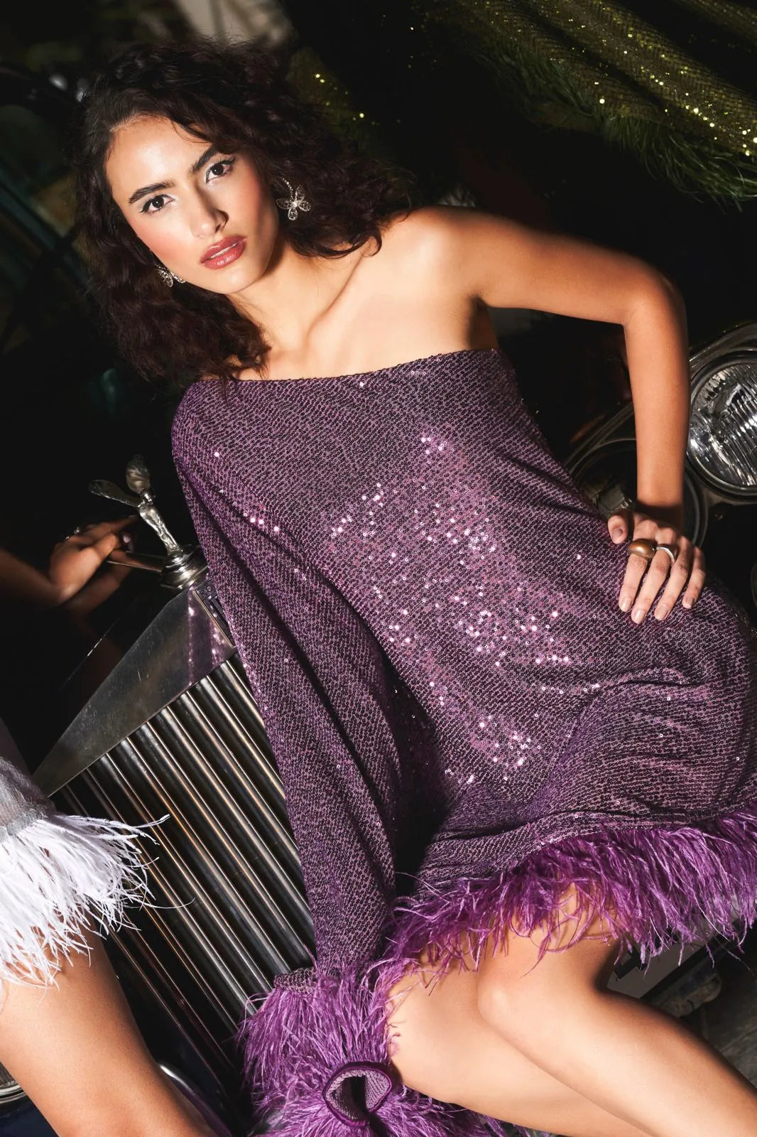 hugo dress purple — image 2