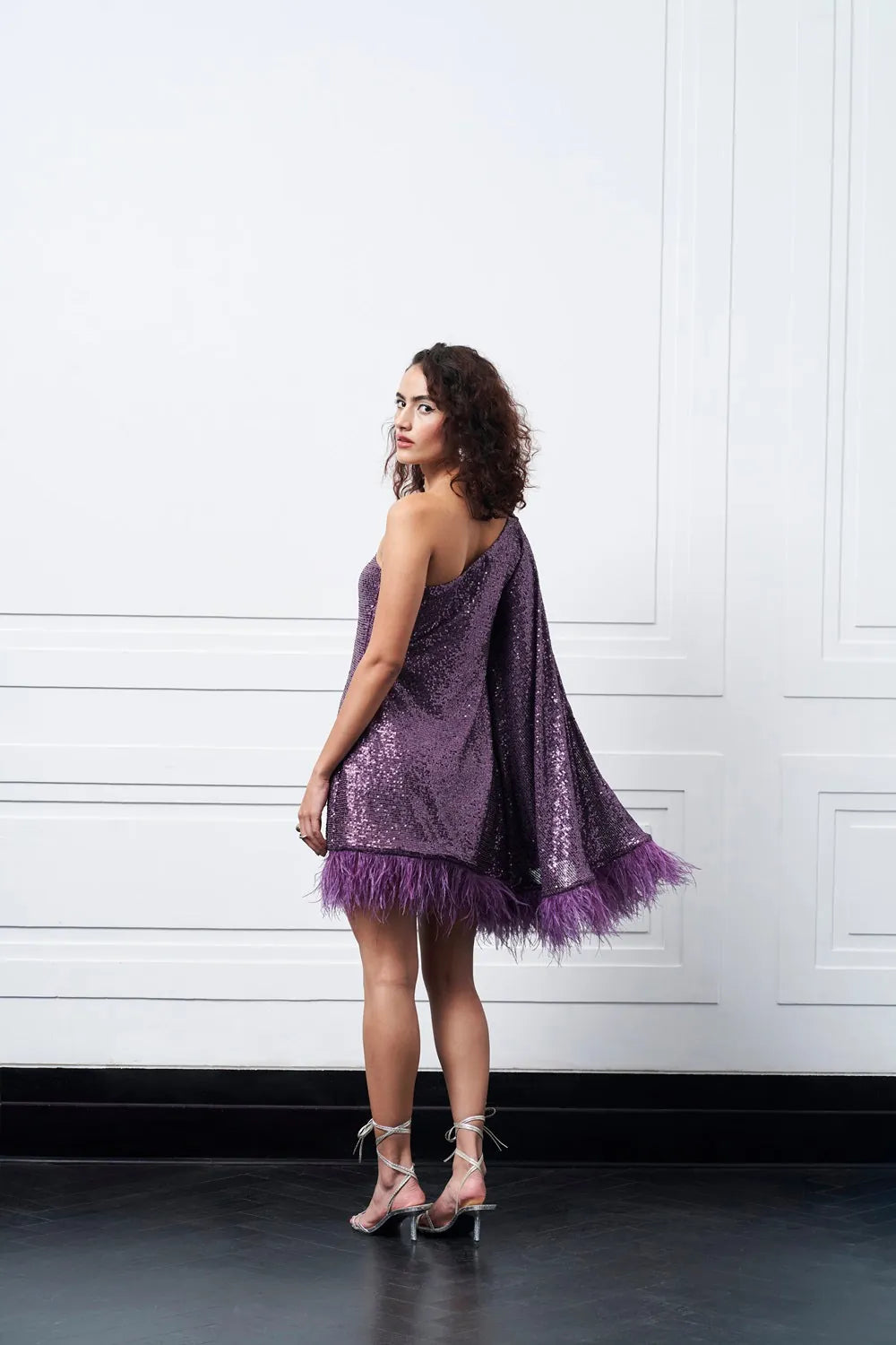hugo dress purple — image 3