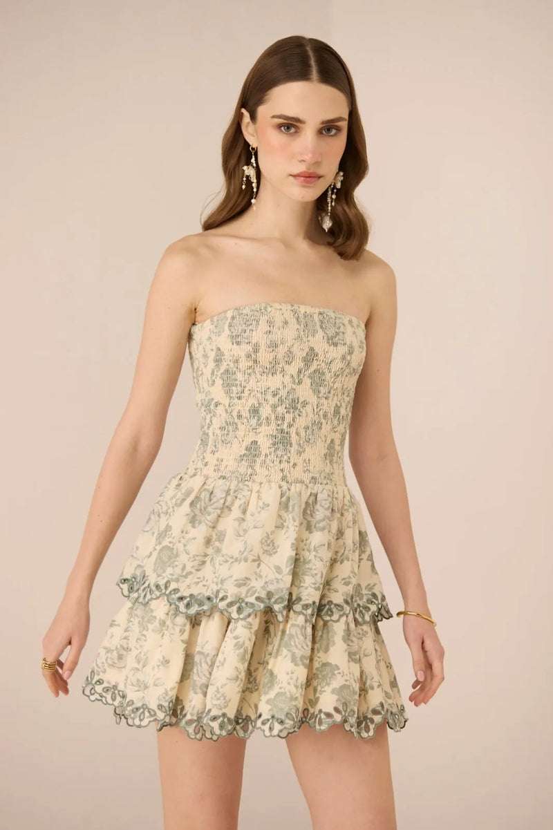 Apricot Mini Dress