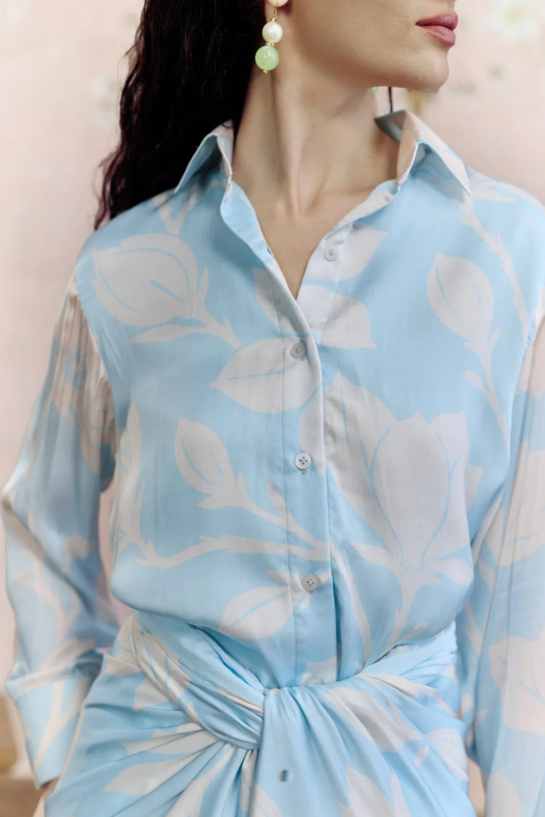 aqua bloom tie-up set, image 2