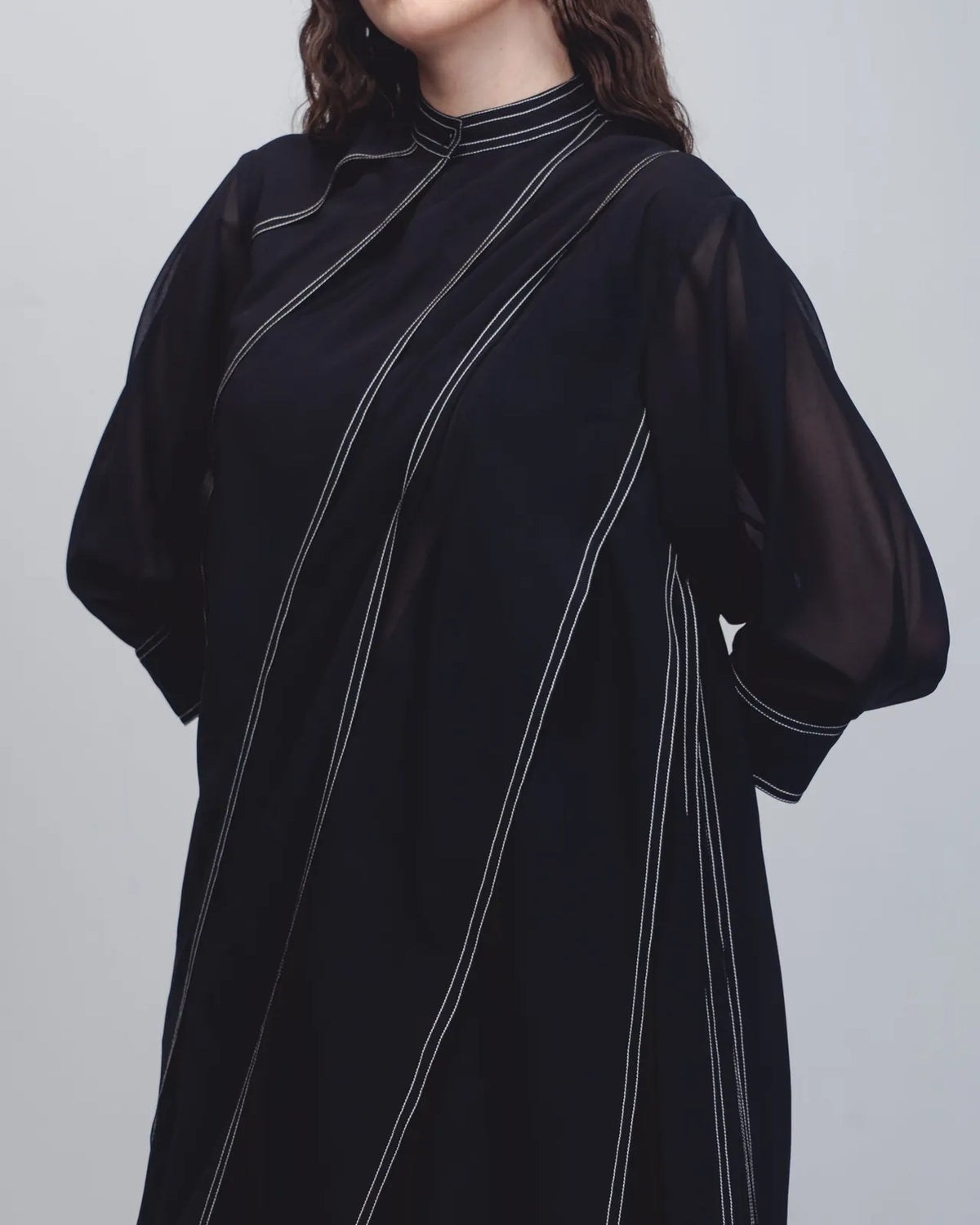 ascent pleated dress, image 2