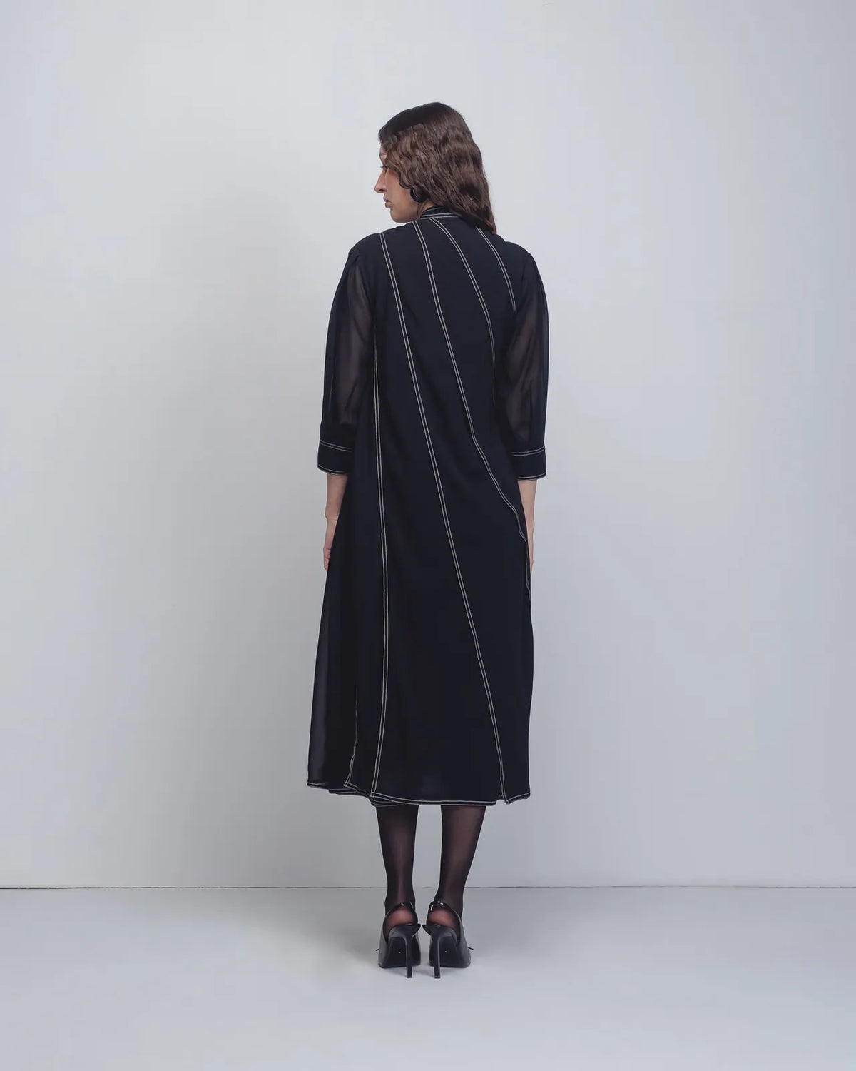 ascent pleated dress, image 5