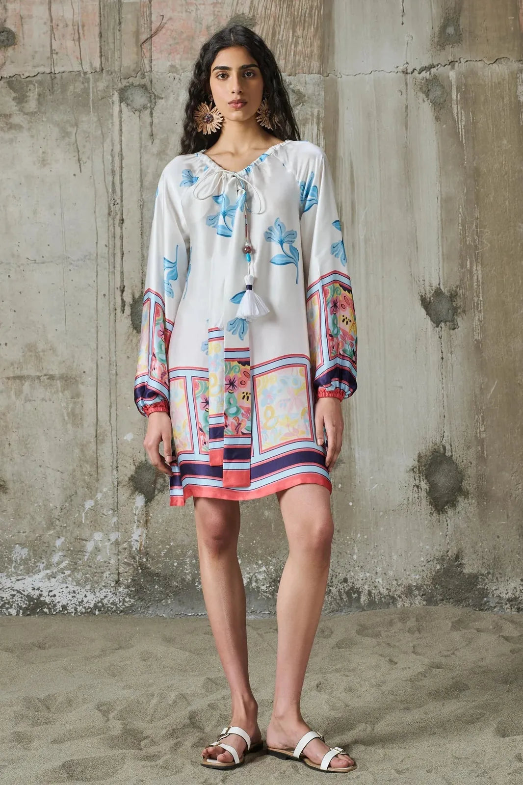 blooming edge mini dress, image 1