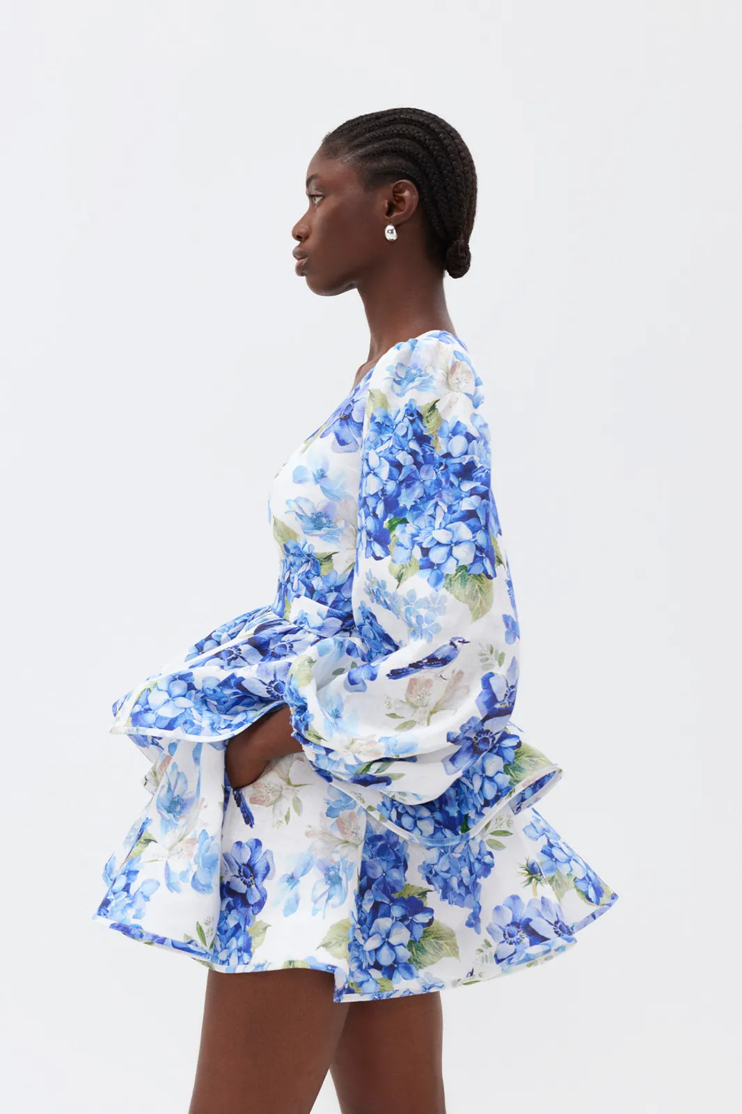 bluebird reveri v-neck dress, image 7