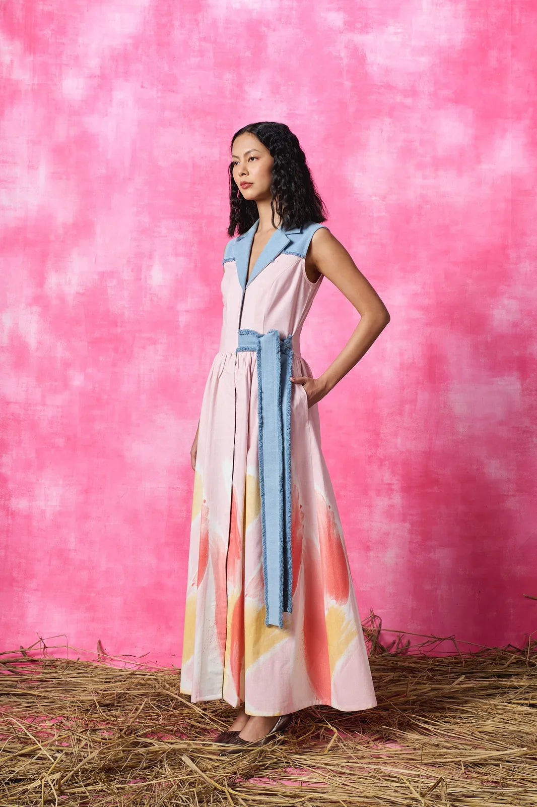 blush pop shirt dress, image 2