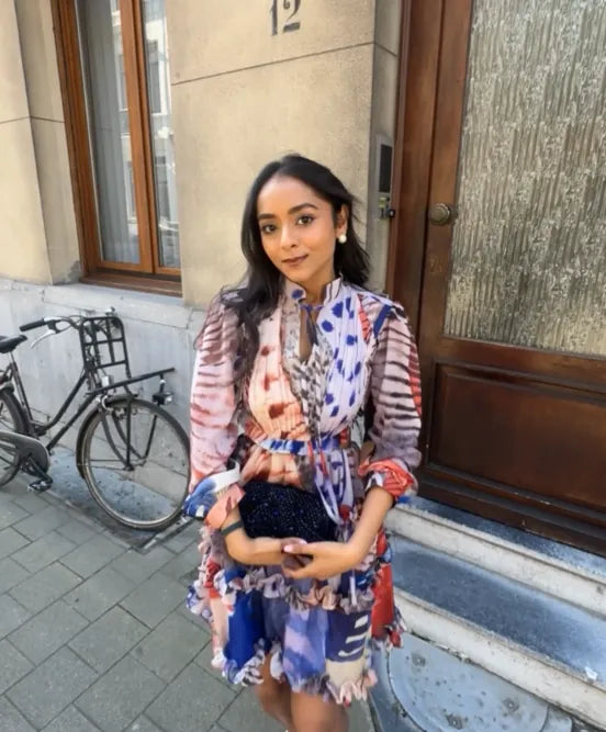 brinda patel in pleats & palettes, image 1