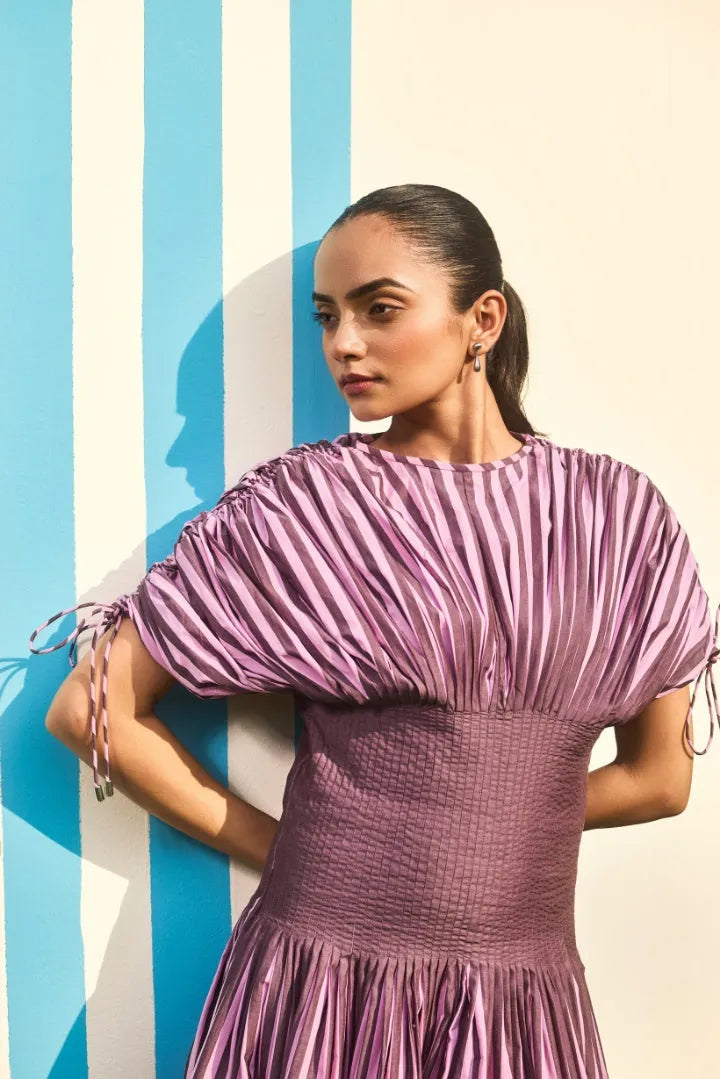striped echo dress, image 2
