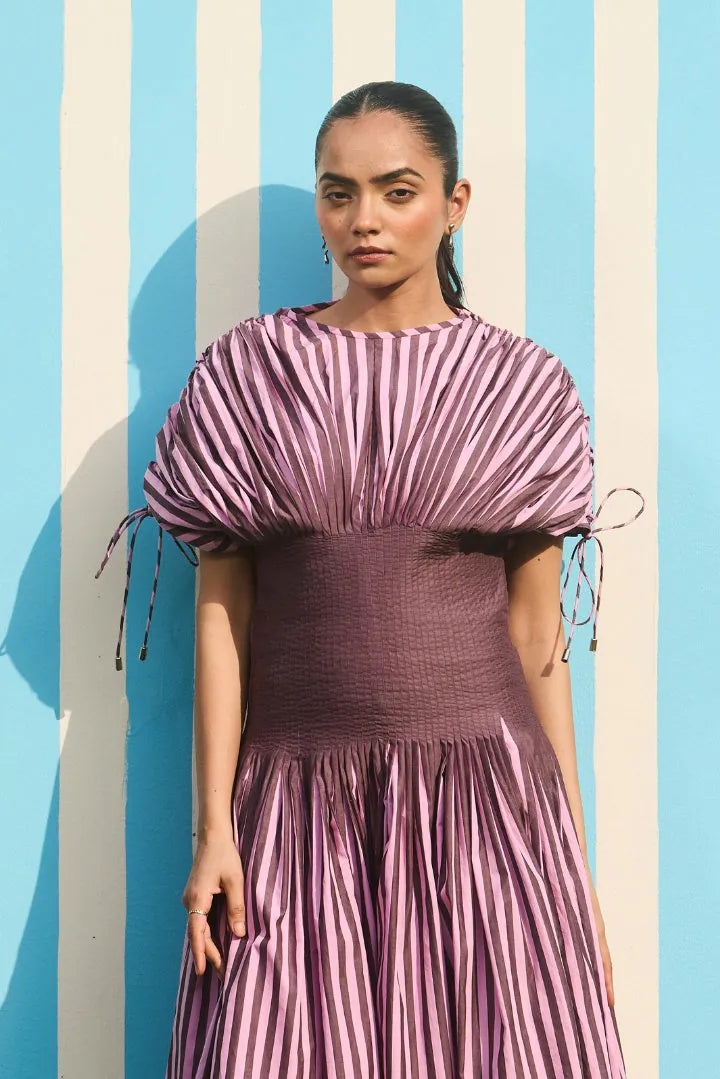 striped echo dress, image 4
