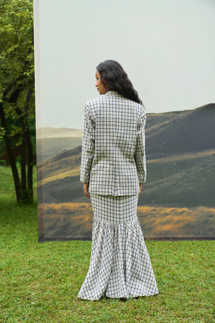 checkmate 3-piece blazer set with bralette & skirt, image 5