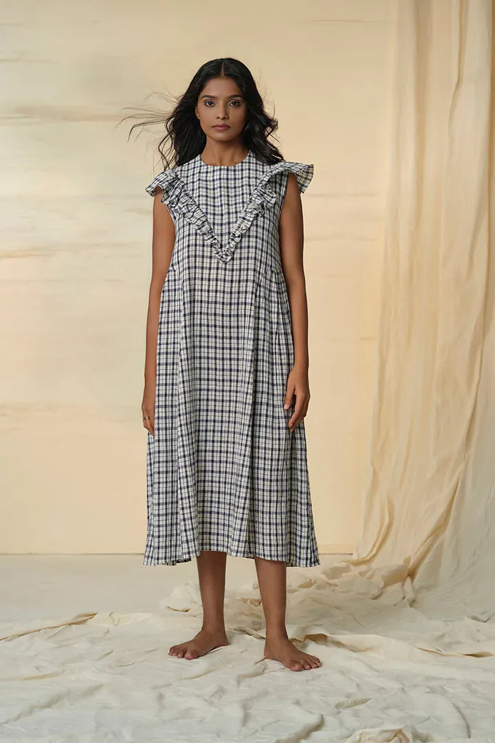 checkmate kala cotton frill dress, image 2