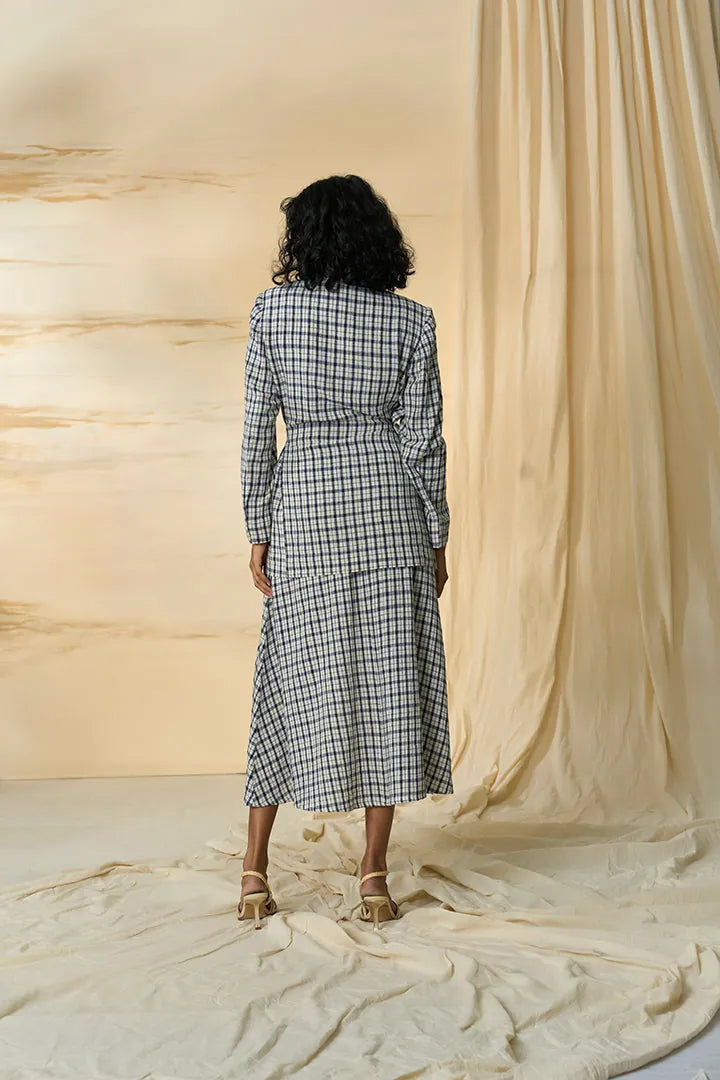 checkmate kala cotton tie up blazer, image 6