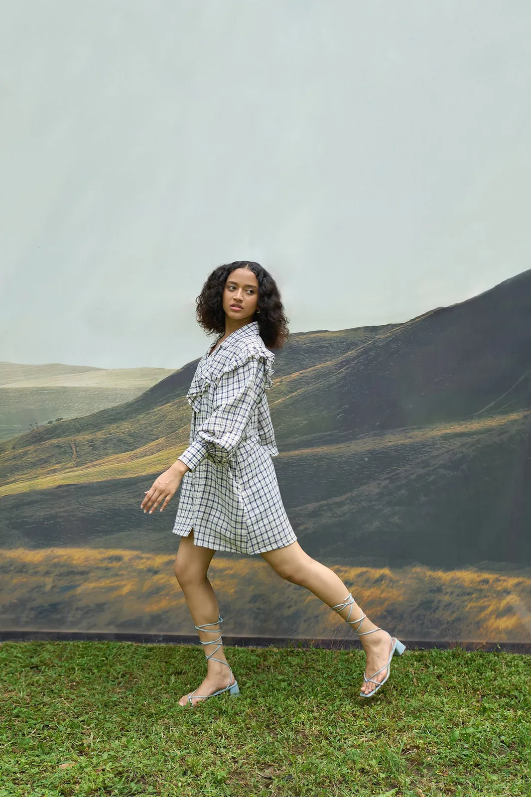 checkmate ruffle dress, image 2