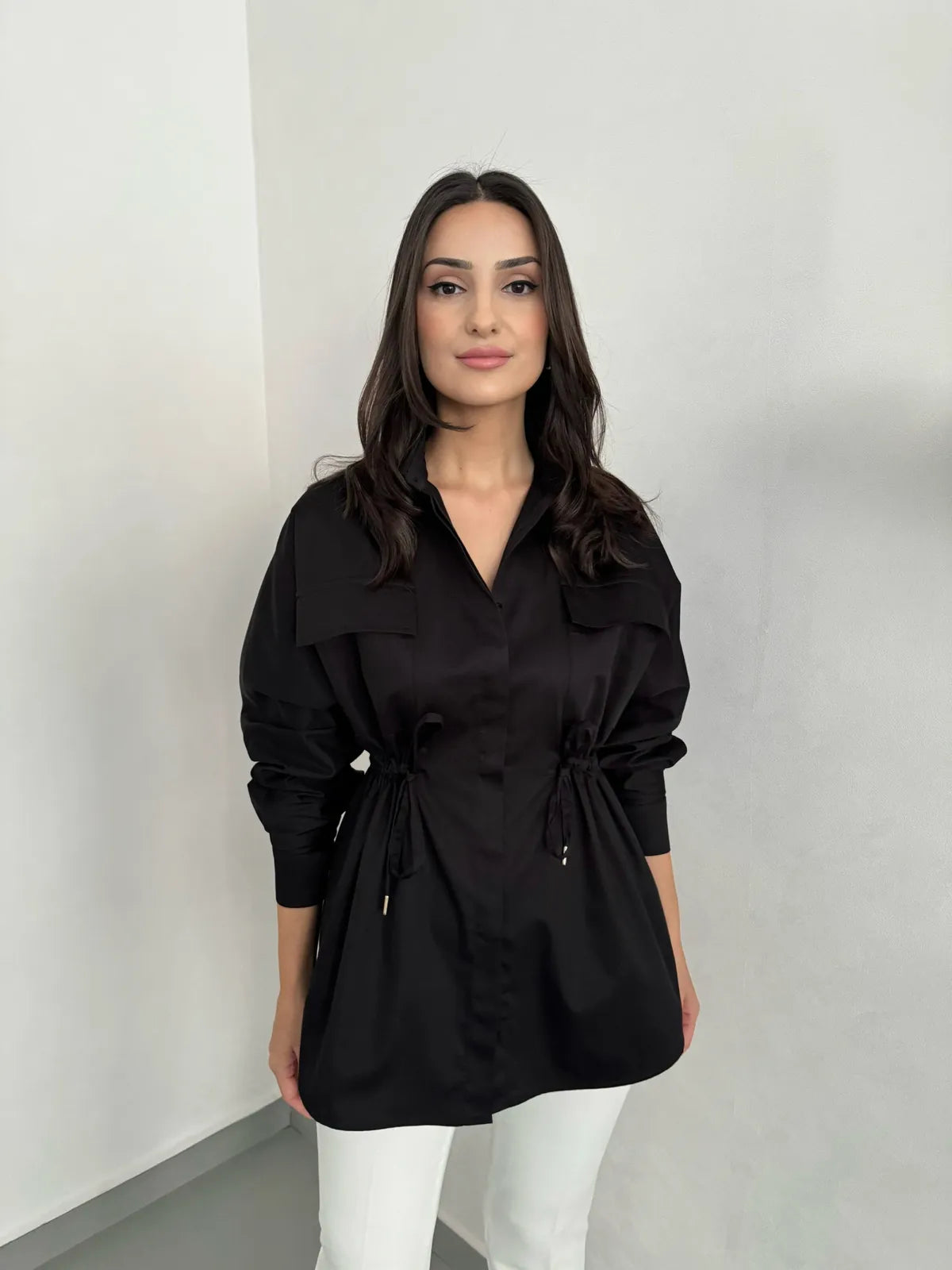 cinch me pocket detail shirt, image 1