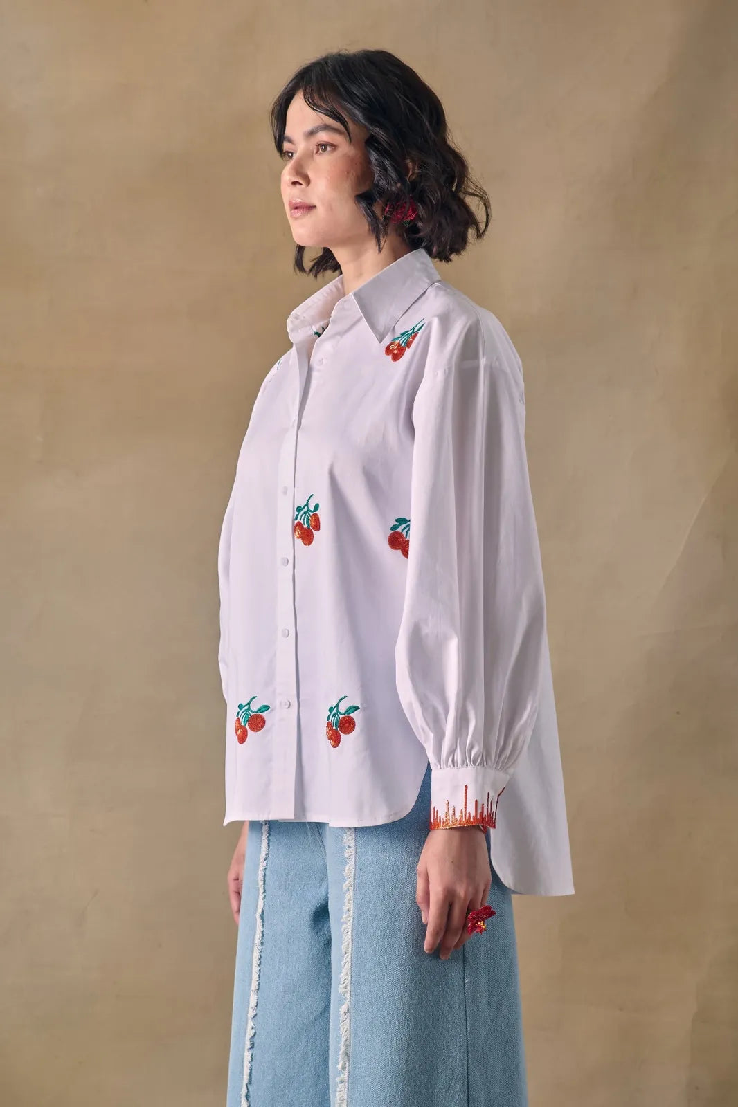 citrus blanc embroidered shirt, image 3