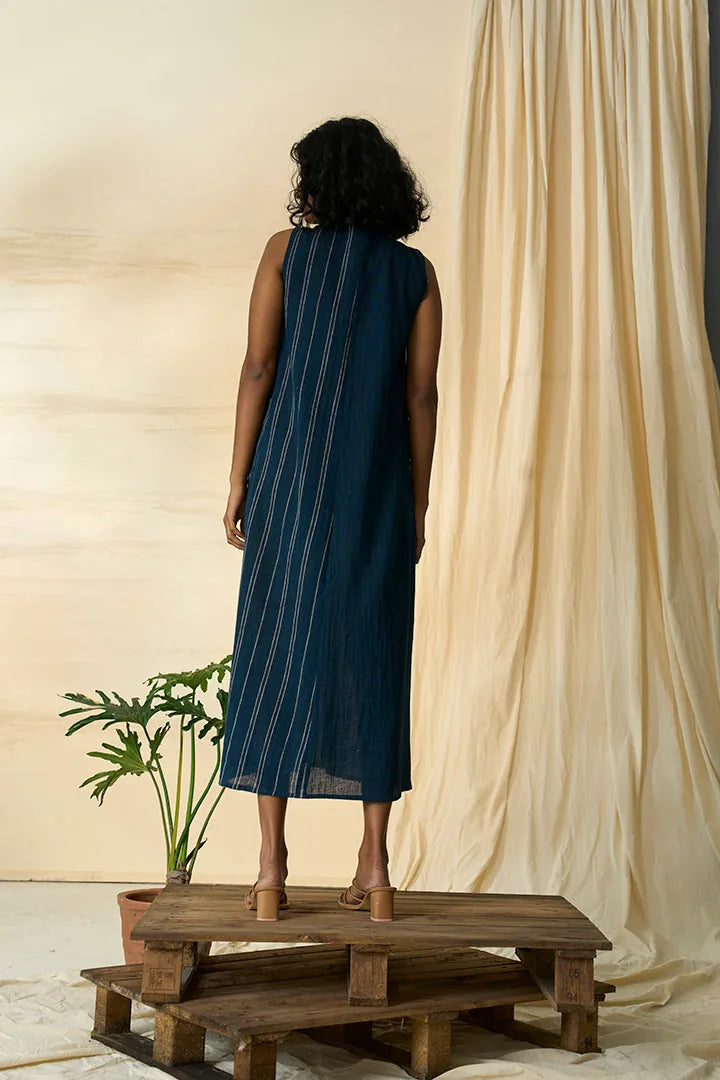 cobalt kala cotton sleeveless dress, image 5