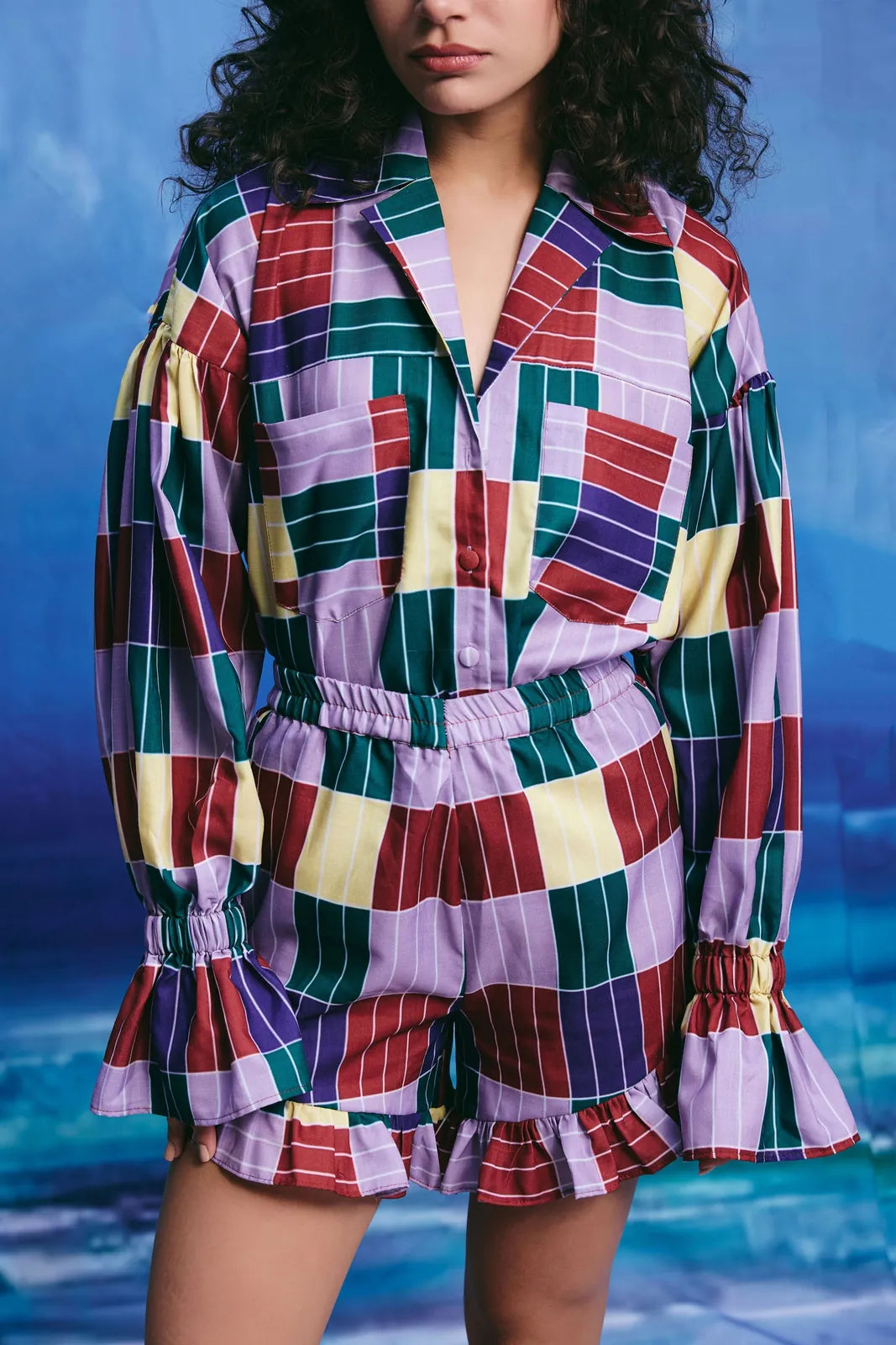 coral shirt, image 2