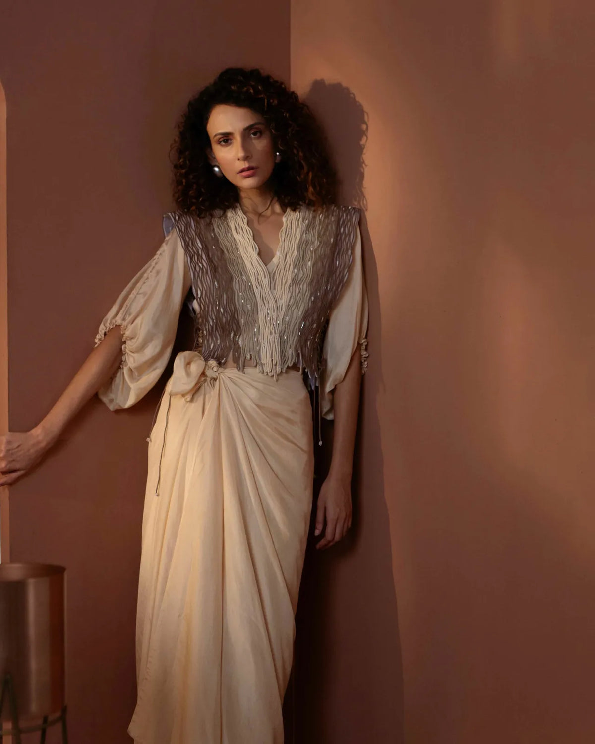 corded and embellished jacket set, image 2