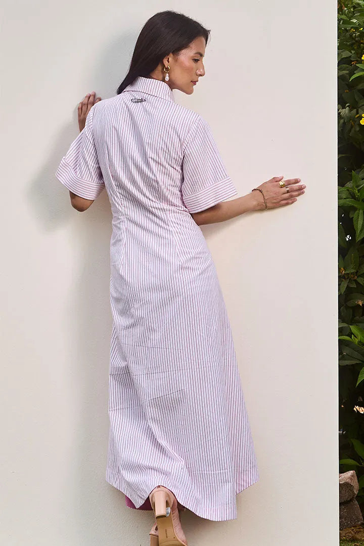 corset stripe midi dress — image 10