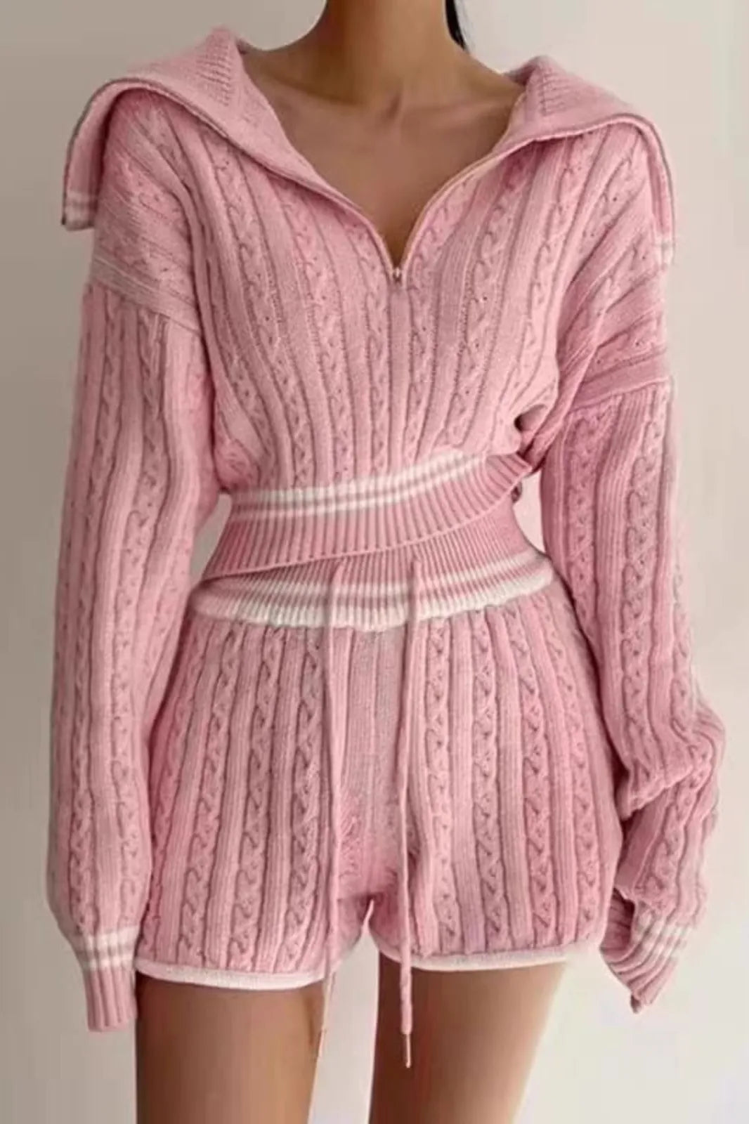 cozy knit co-ord set, image 1