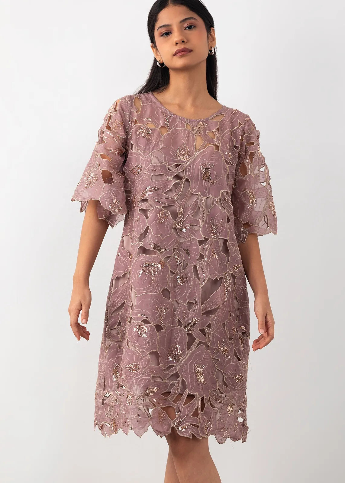 cutwork dress, image 12