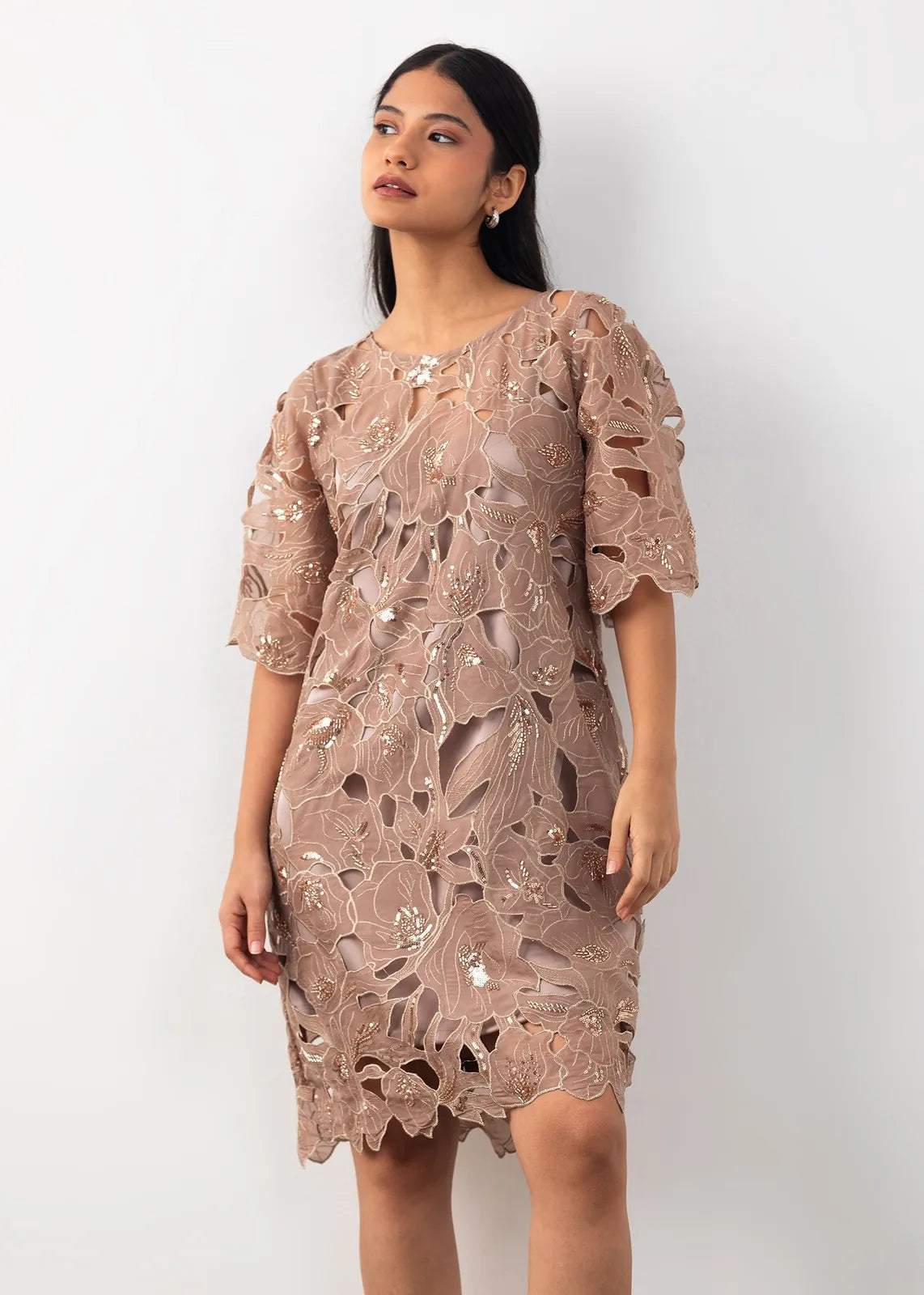 cutwork dress, image 5