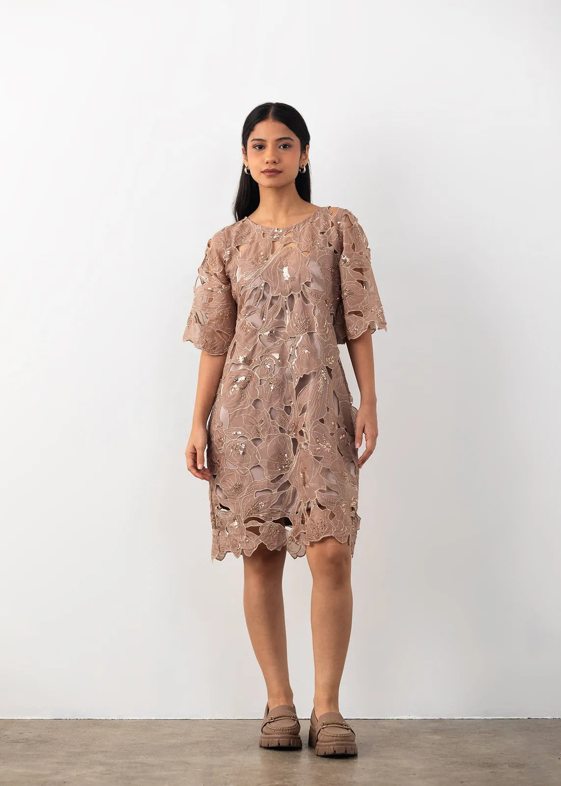 cutwork dress, image 8