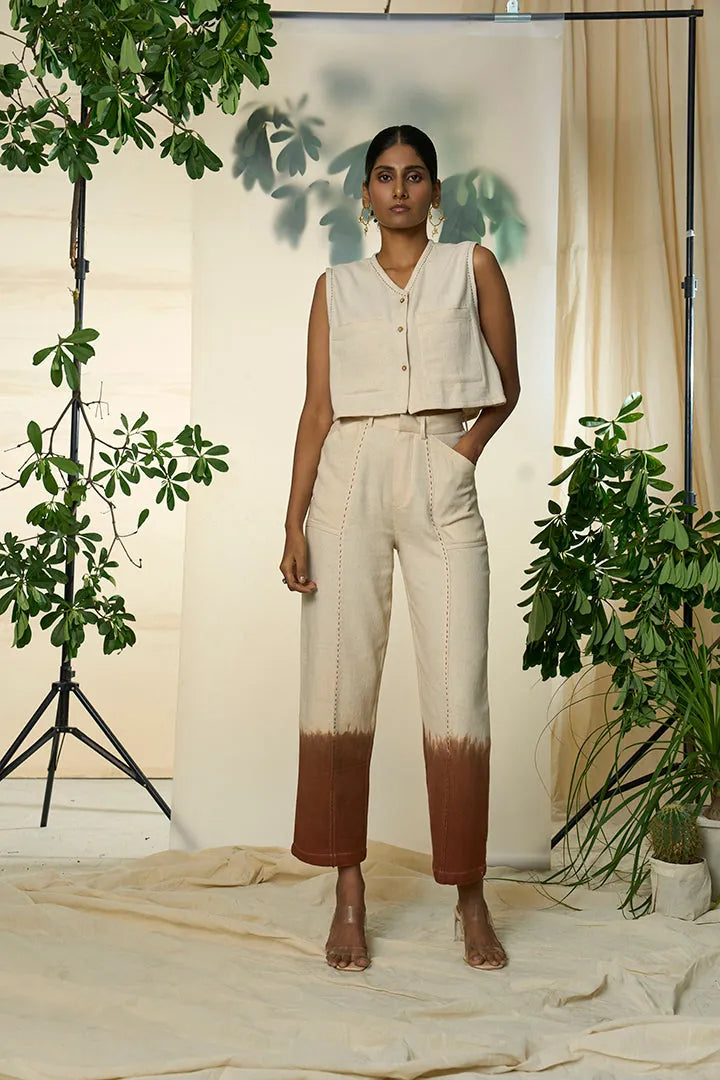 dip it kala cotton denim vest, image 4