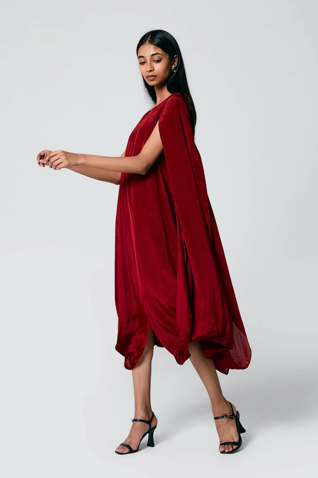 double cowl dress, image 4