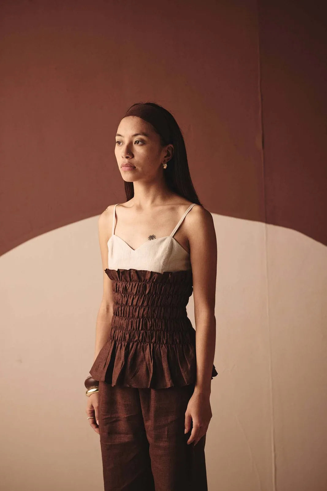dual smocking top, image 11