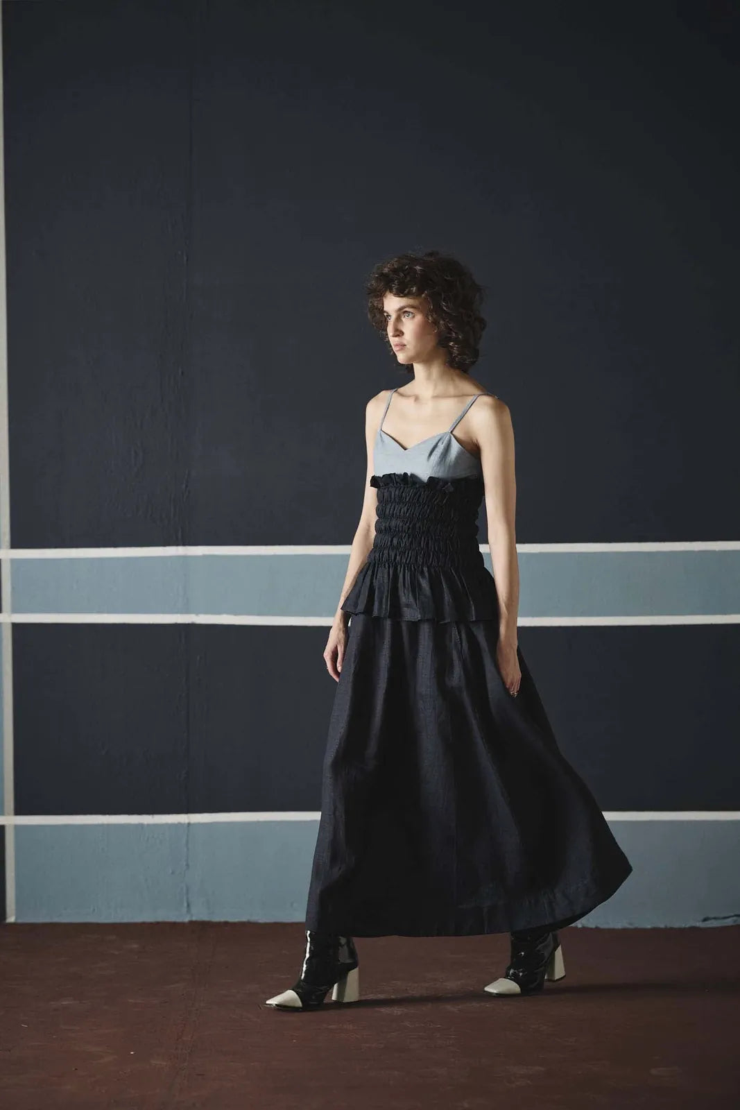 dual smocking top, image 6