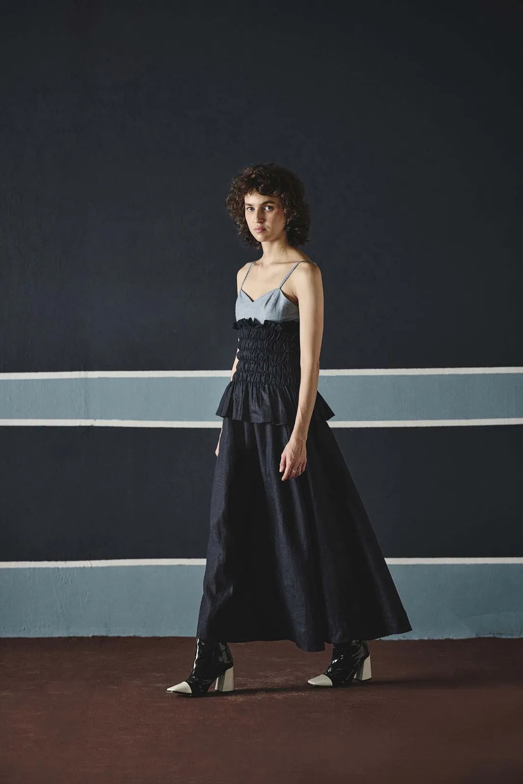 dual smocking top, image 7