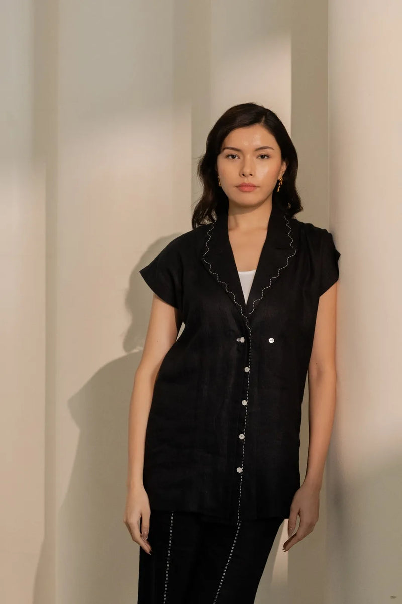 Ebony Black Blazer
