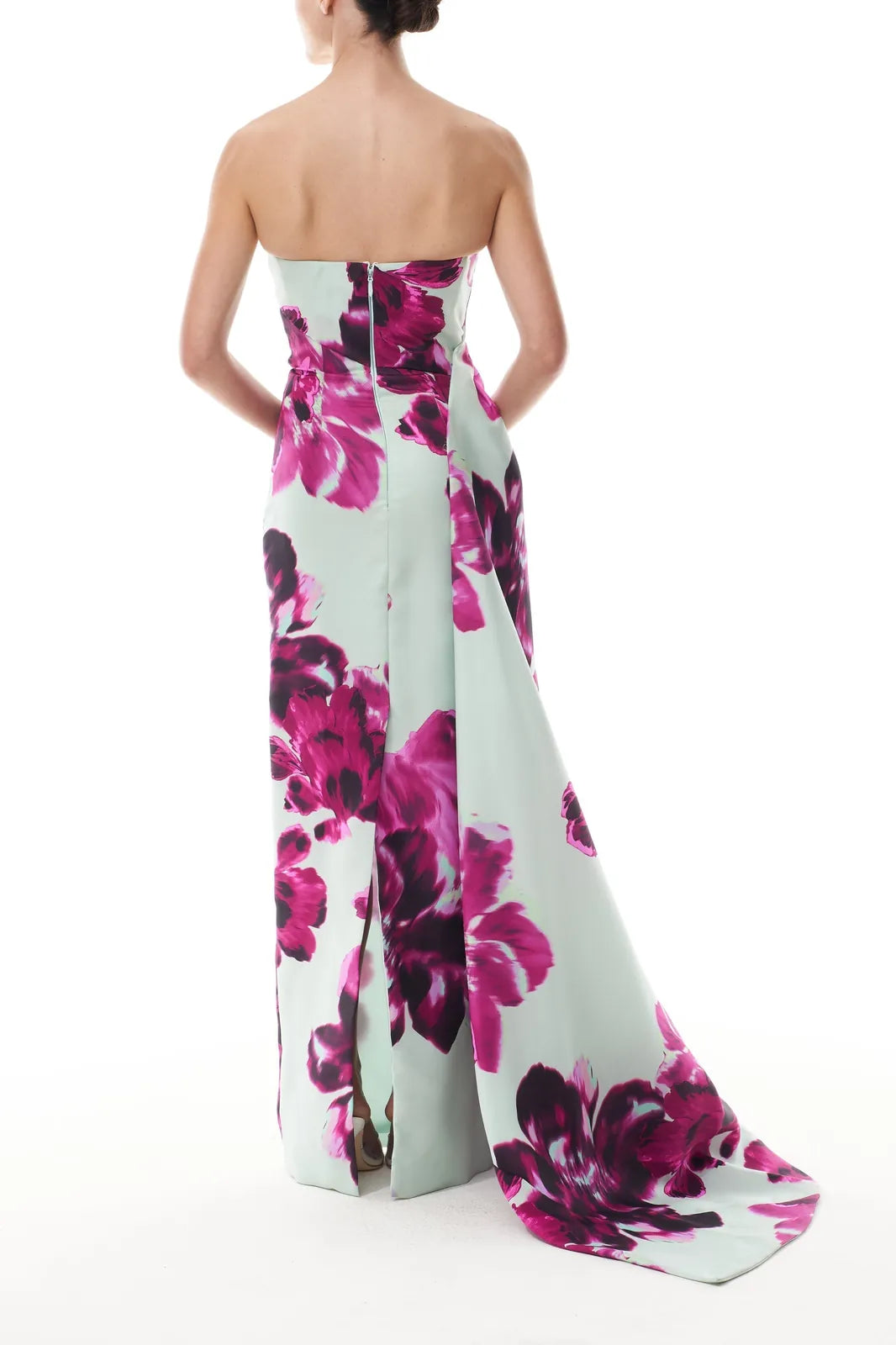 electric bloom column dress, image 2