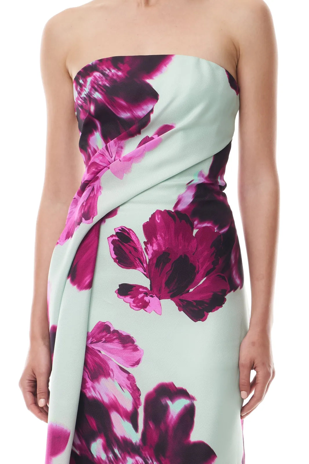 electric bloom column dress, image 3