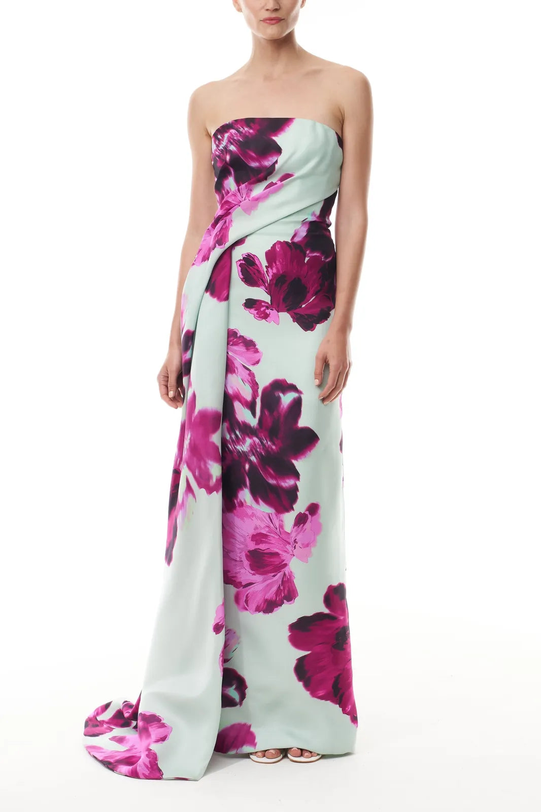 electric bloom column dress, image 5