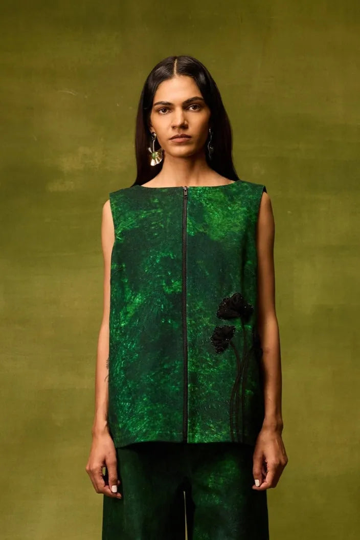 emerald muse top, image 1
