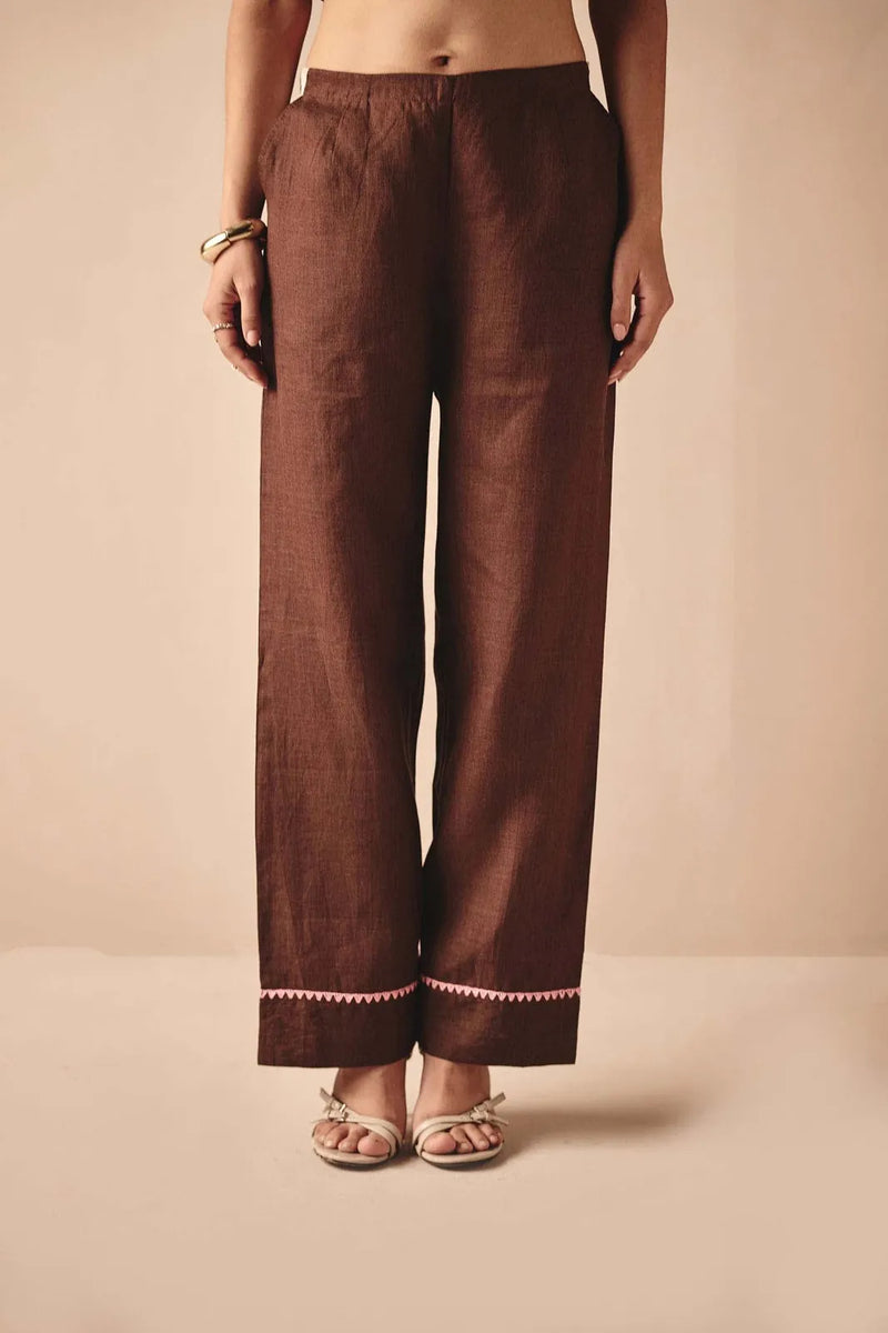 Eri Embroidered Pants