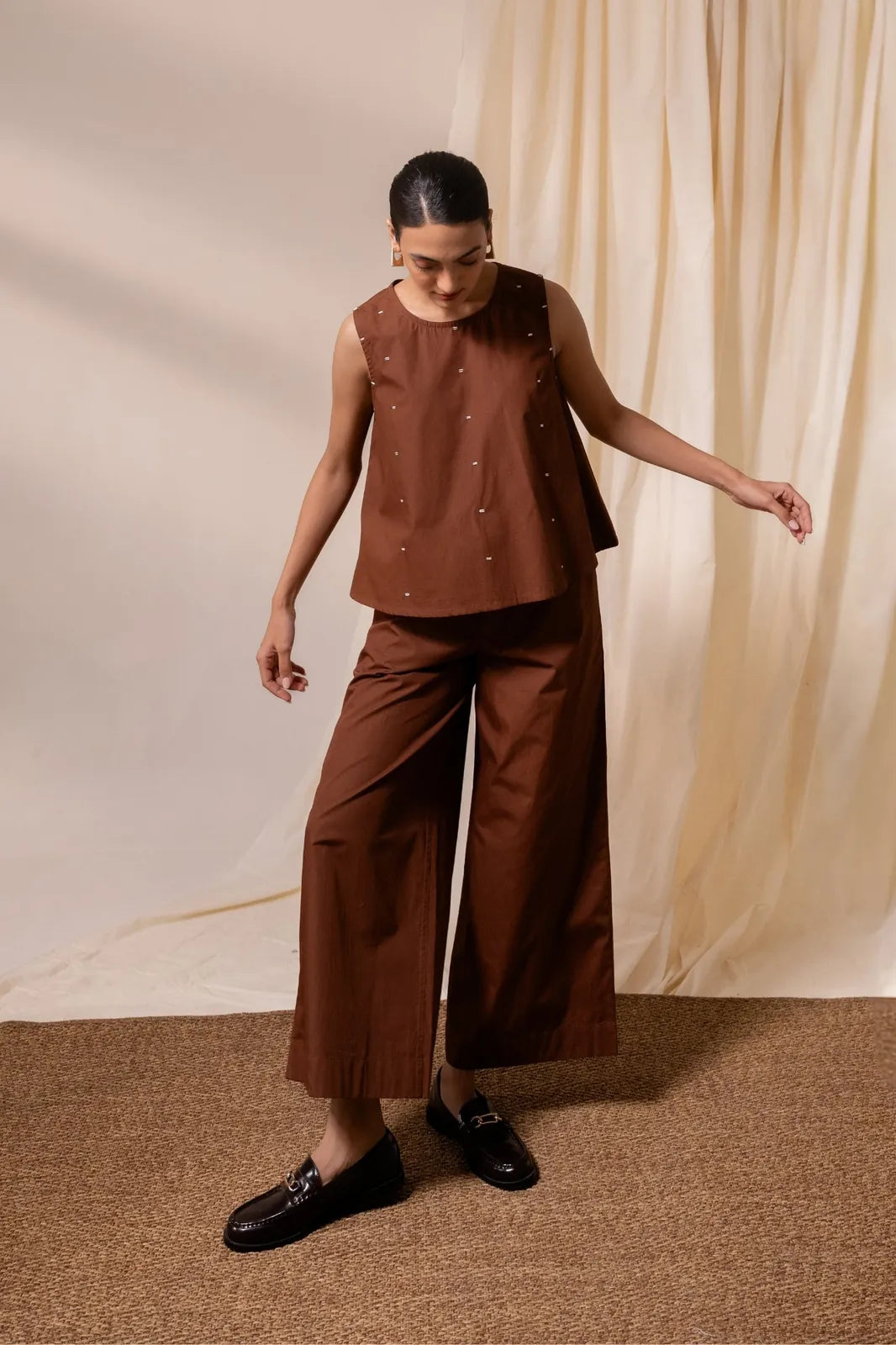 ether brown sleeveless top, image 3