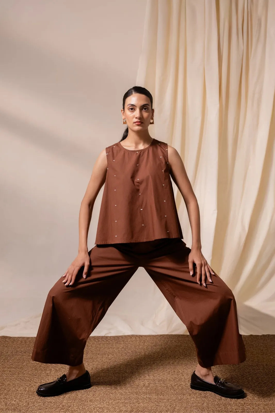 ether brown sleeveless top, image 5