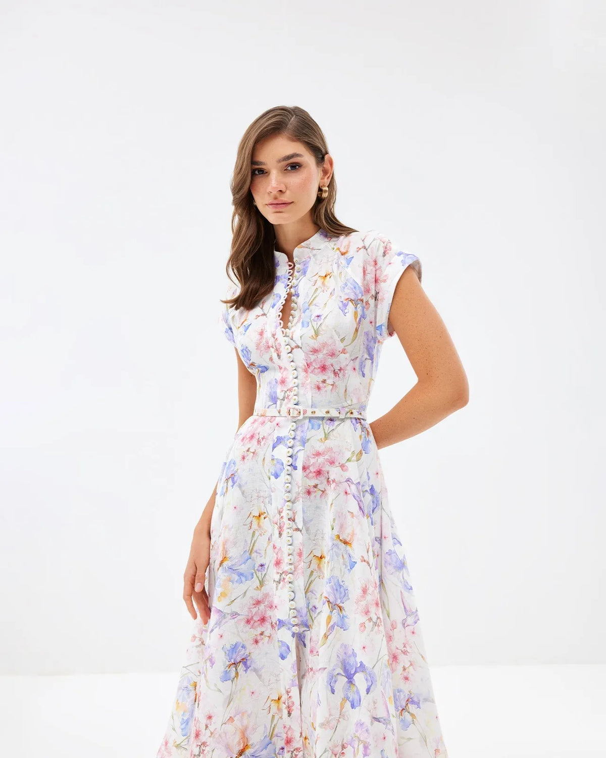 fairy fizz jasmine midi dress, image 1