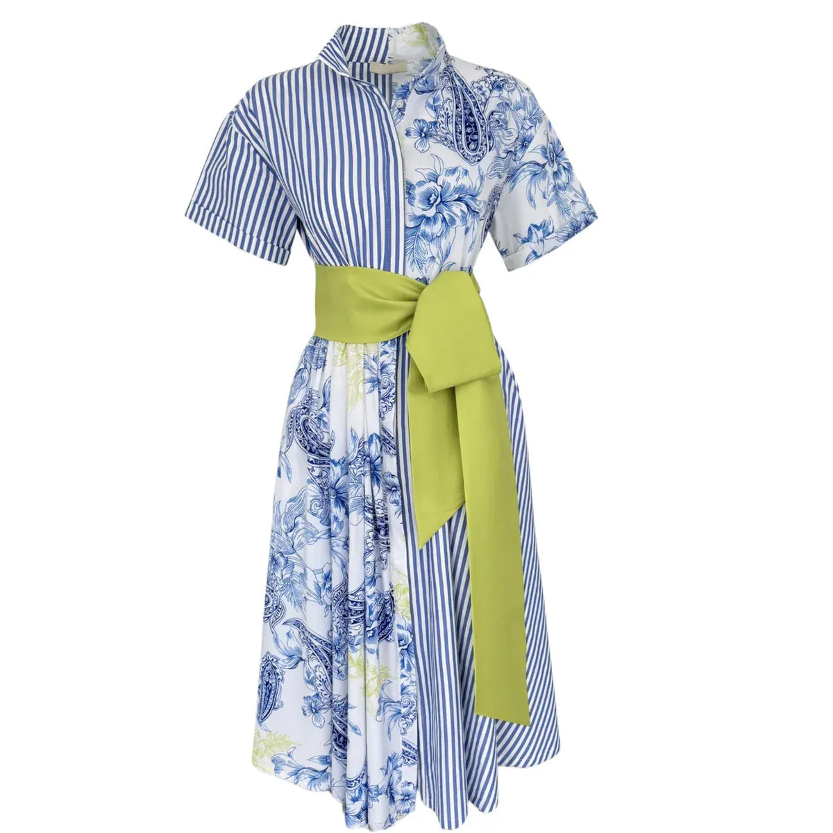 floral tapestry shirt dress, image 2